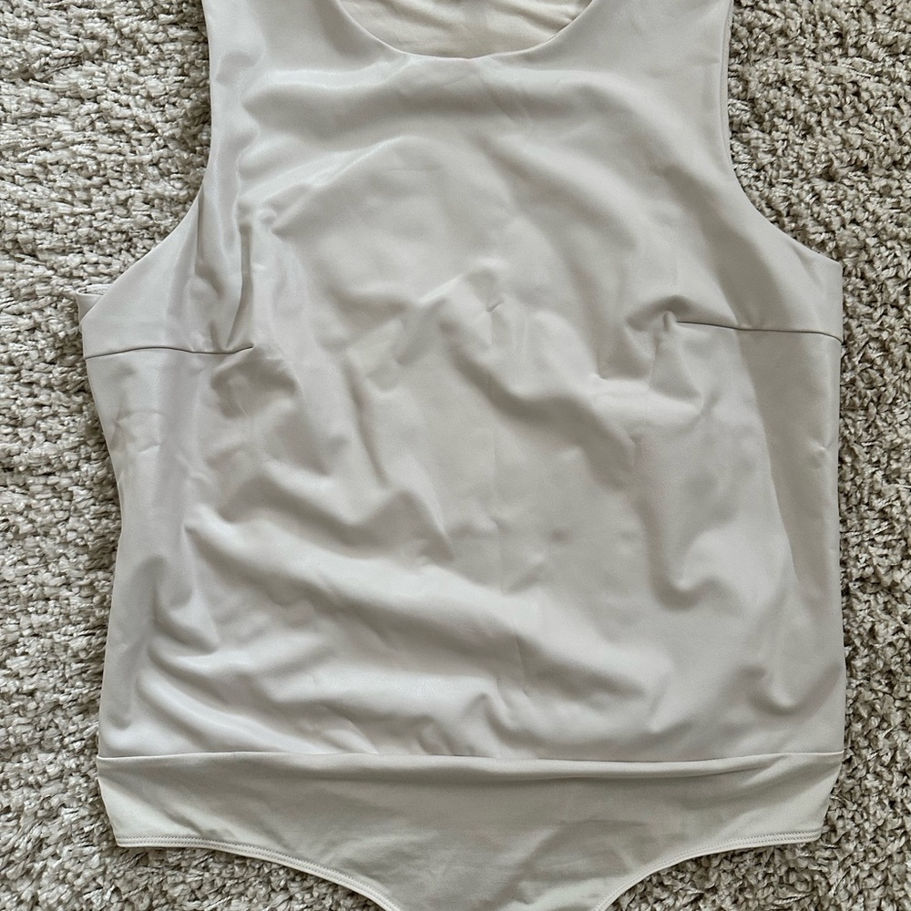 White Sleeveless Top